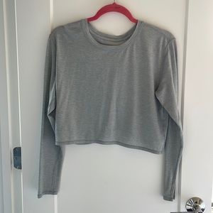 Lululemon Cropped Long Sleeve Tee